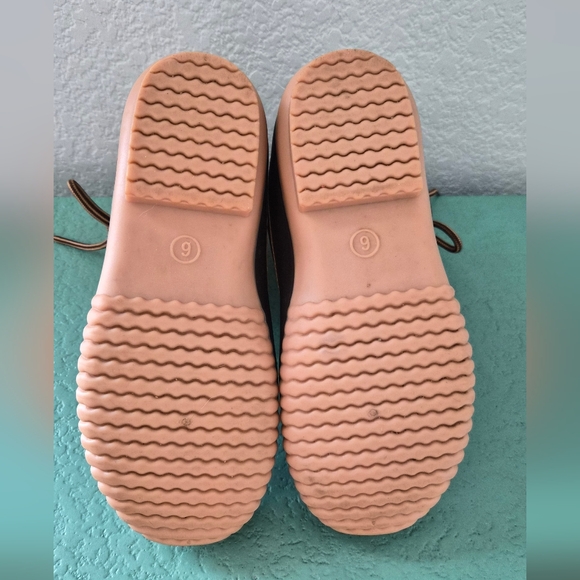 ​Marleylilly Tan and Brown Plaid Lined Duck Boots Size 6 - Picture 10 of 14